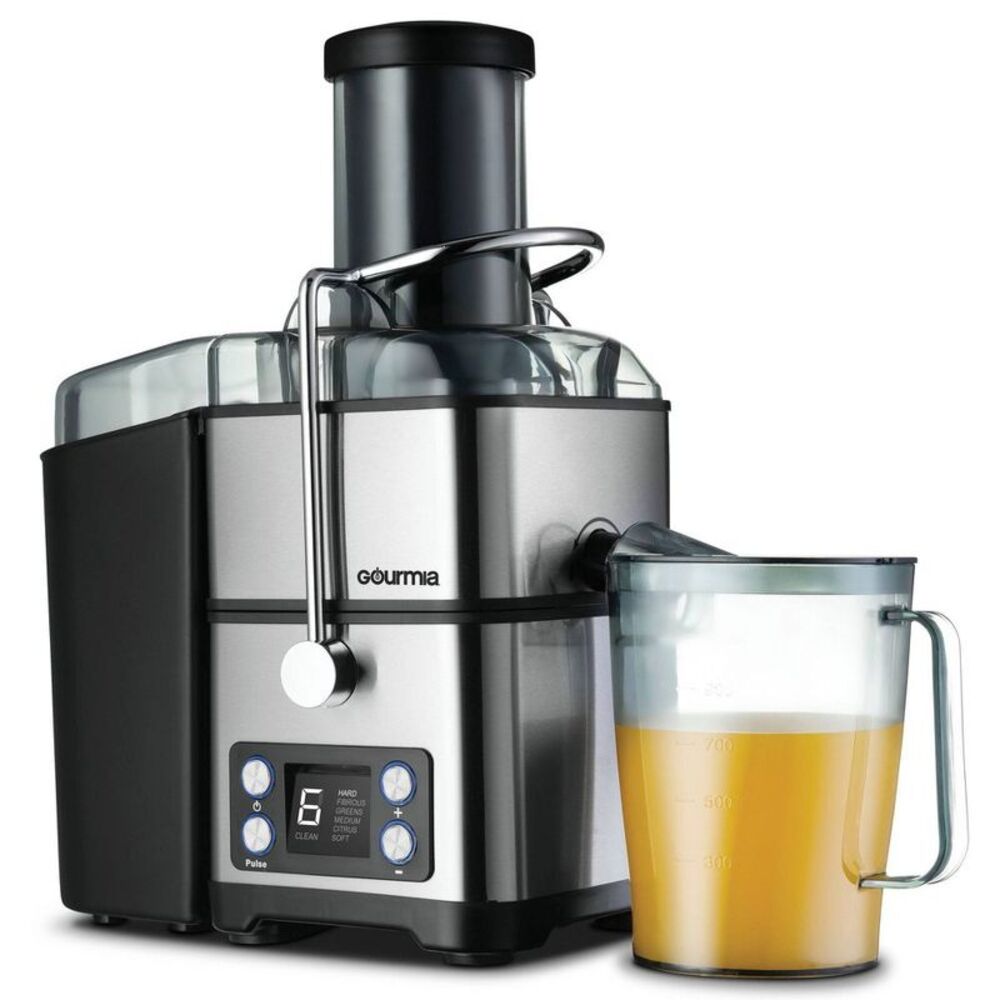 Open Box - Gourmia -  6 Speed Wide Mouth Juice Extraction with S Black